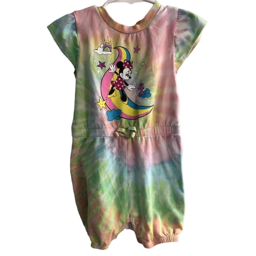 Disney Minnie Mouse Tie-Dye Romper - Size 18 months